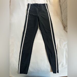 Carbon38 Black Leggings with White Logo